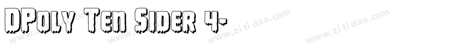 DPoly Ten Sider 4字体转换